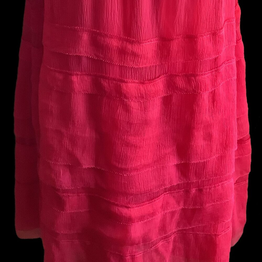 NWT DKNY Red Slip Dress Size:  8 - Picture 4 of 11